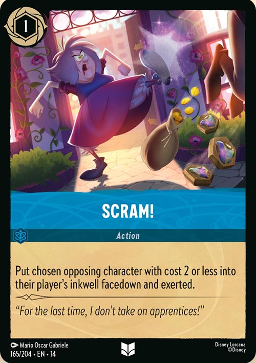 Disney Lorcana TCG: Scram!