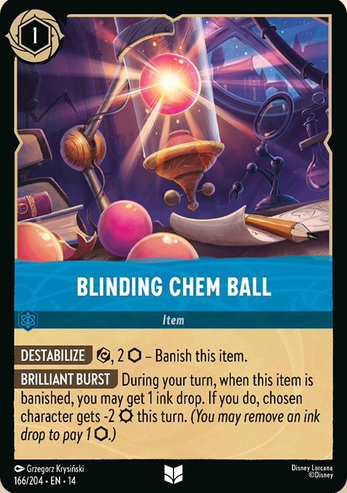 Disney Lorcana TCG: Blinding Chem Ball