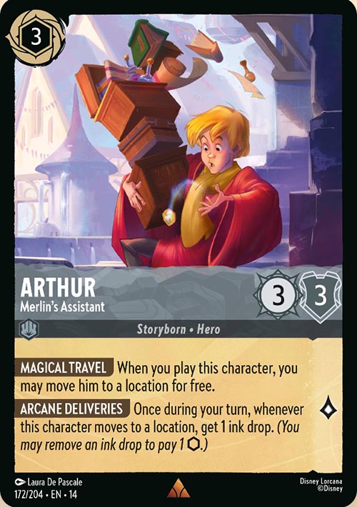 Disney Lorcana TCG: Arthur, Merlin's Assistant