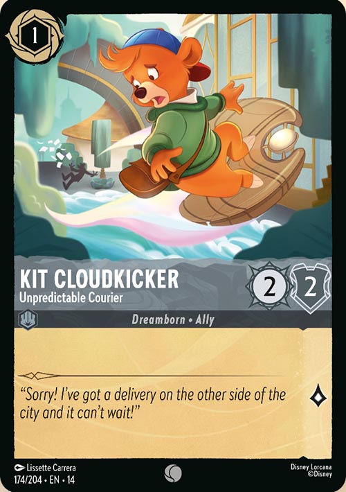 Disney Lorcana TCG: Kit Cloudkicker, Unpredictable Courier