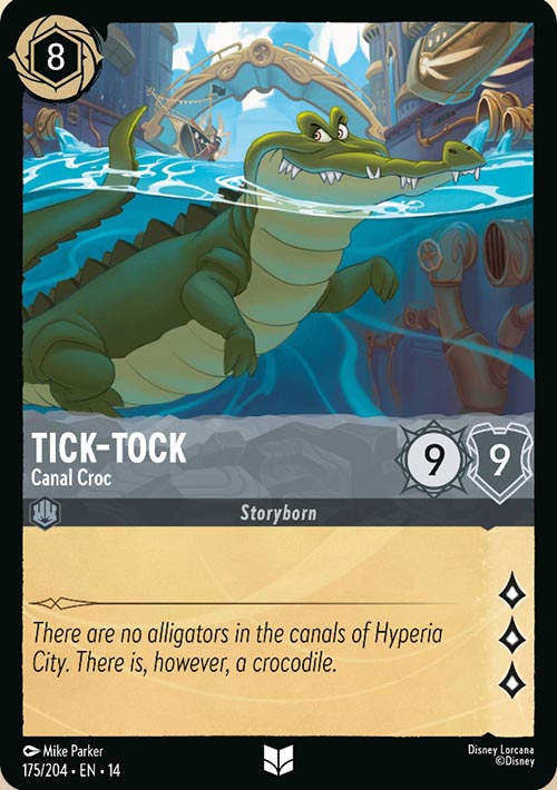 Disney Lorcana TCG: Tick-Tock, Canal Croc