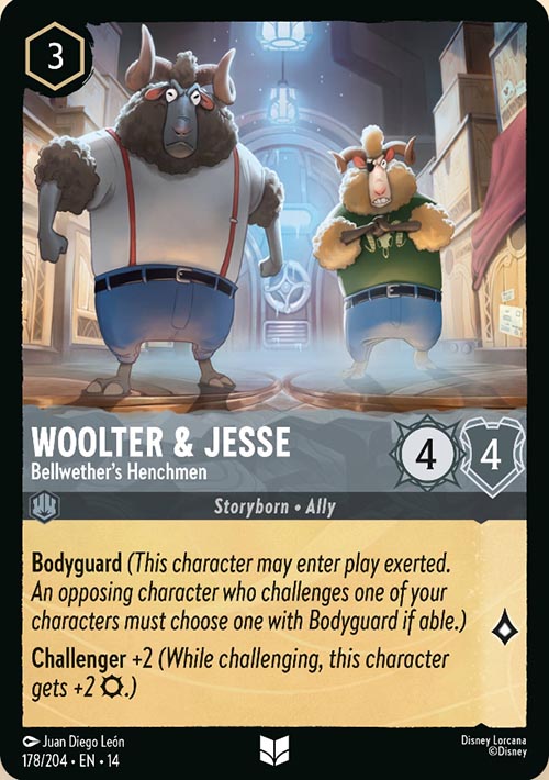 Disney Lorcana TCG: Woolter & Jesse, Bellwether's Henchmen