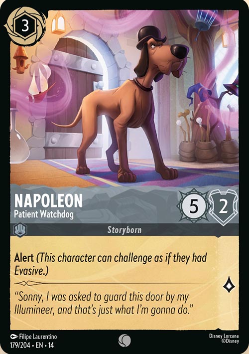 Disney Lorcana TCG: Napoleon, Patient Watchdog