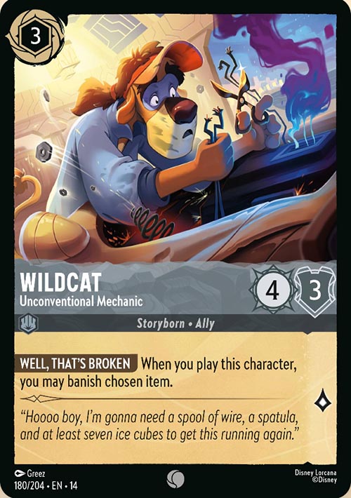 Disney Lorcana TCG: Wildcat, Unconventional Mechanic