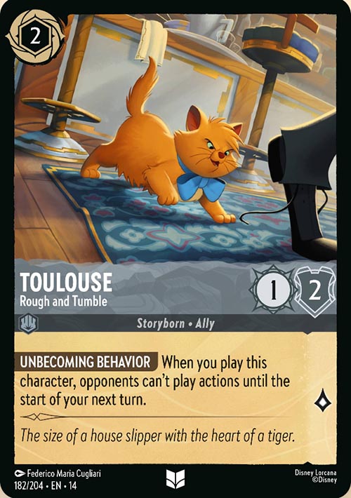 Disney Lorcana TCG: Toulouse, Rough and Tumble