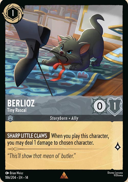 Disney Lorcana TCG: Berlioz, Tiny Rascal