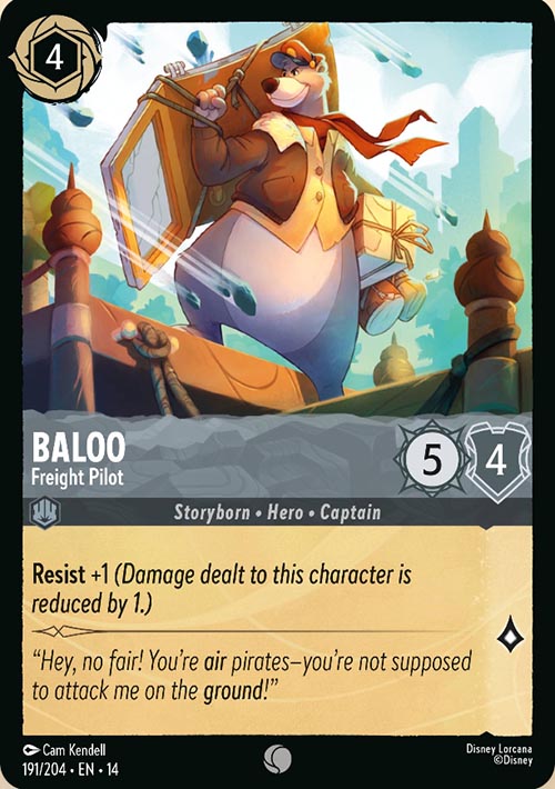 Disney Lorcana TCG: Baloo, Freight Pilot