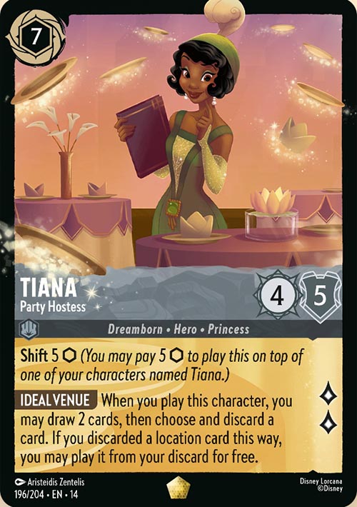 Disney Lorcana TCG: Tiana, Part Hostess