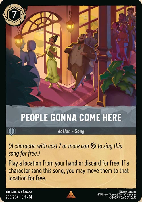 Disney Lorcana TCG: People Gonna Come Here