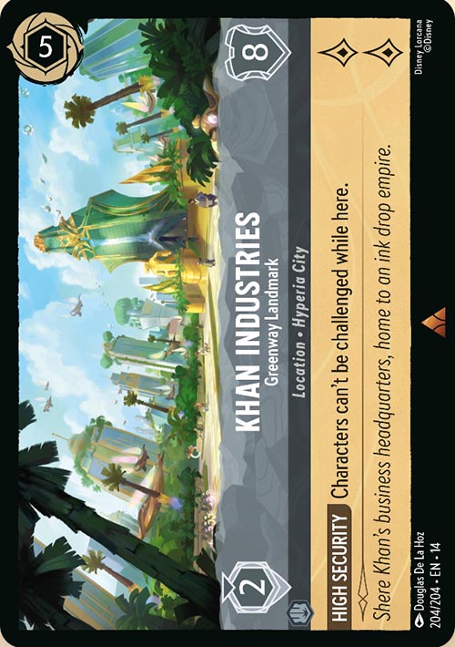 Disney Lorcana TCG: Khan Industries, Greenway Landmark