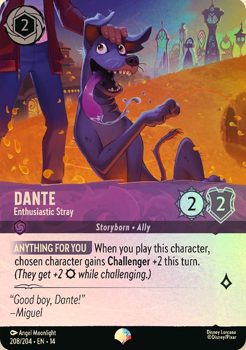 Disney Lorcana TCG: Dante, Enthusiastic Stray