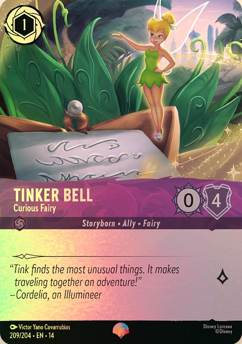 Disney Lorcana TCG: Tinker Bell, Curious Fairy