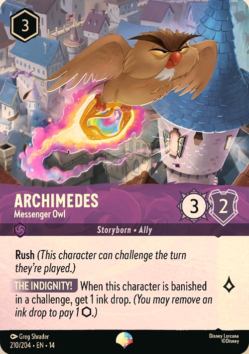 Disney Lorcana TCG: Archimedes, Messenger Owl