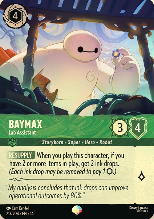 Disney Lorcana TCG: Baymax, Lab Assistant