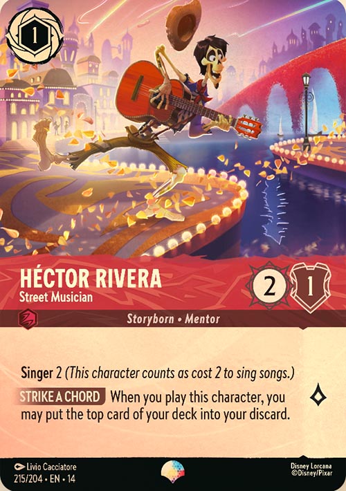 Disney Lorcana TCG: H&eacute;ctor Rivera, Street Musician
