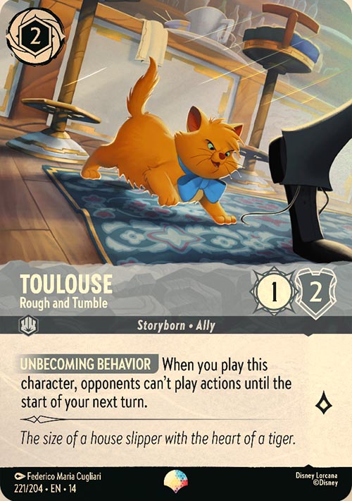 Disney Lorcana TCG: Toulouse, Rough and Tumble