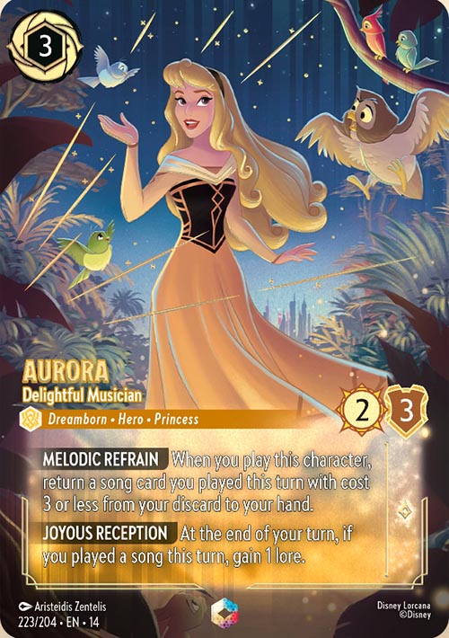 Disney Lorcana TCG: Aurora, Delightful Musician