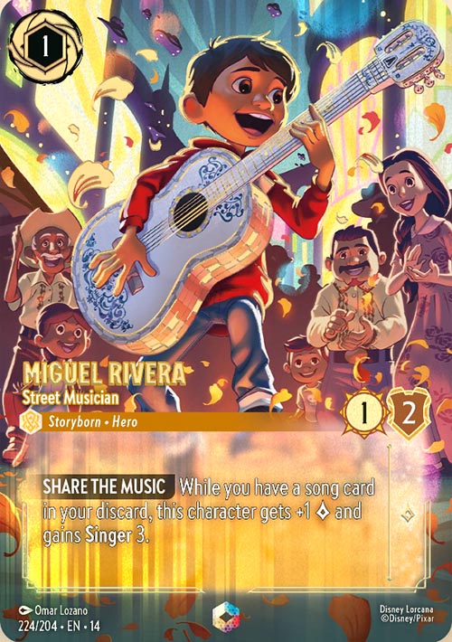 Disney Lorcana TCG: Miguel Rivera, Street Musician