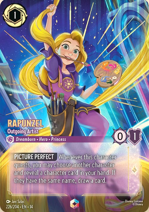 Disney Lorcana TCG: Rapunzel, Outgoing Artist