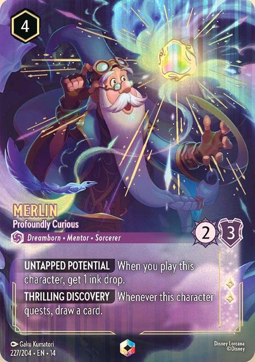 Disney Lorcana TCG: Merlin, Profoundly Curious