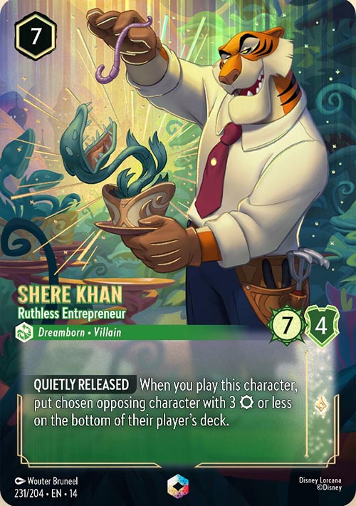Disney Lorcana TCG: Shere Khan, Ruthless Entrepreneur