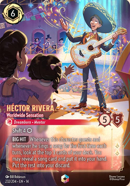 Disney Lorcana TCG: H&eacute;ctor Rivera, Worldwide Sensation