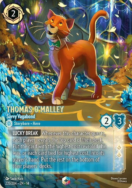 Disney Lorcana TCG: Thomas O'Malley, Savvy Vagabond