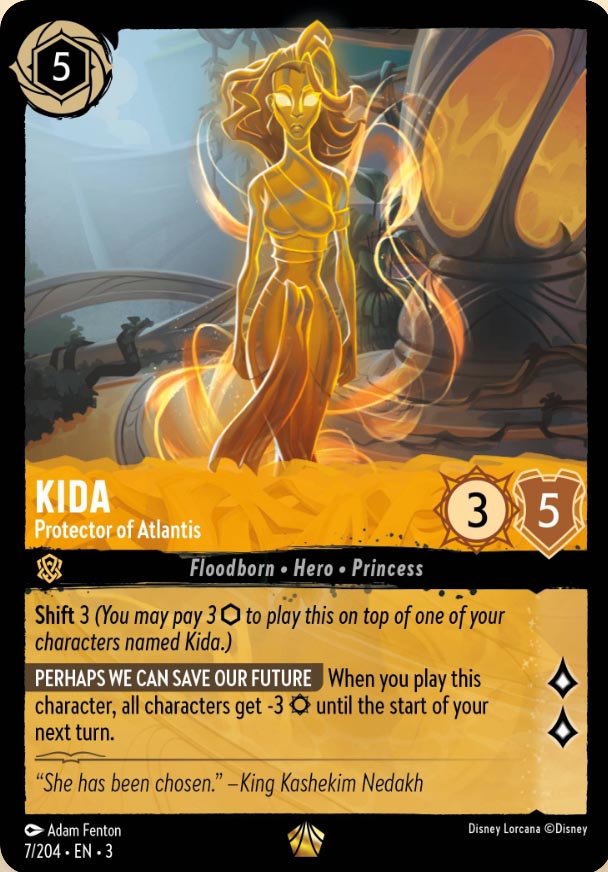 Disney Lorcana TCG: Kida, Protector of Atlantis