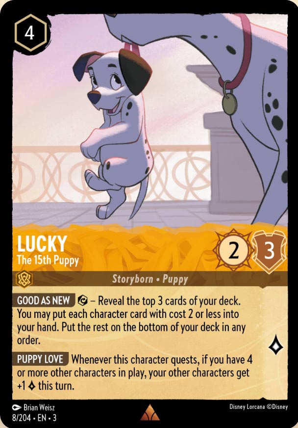 Disney Lorcana TCG: Lucky, The 15th Puppy