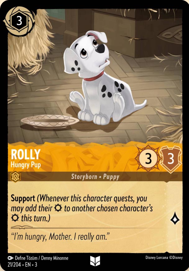 Disney Lorcana TCG: Rolly, Hungry Pup