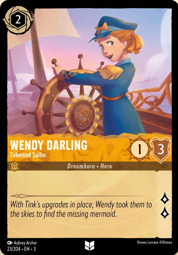 Disney Lorcana TCG: Wendy Darling, Talented Sailor
