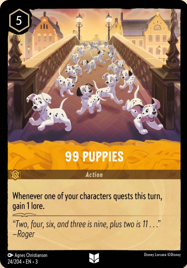 Disney Lorcana TCG: 99 Puppies