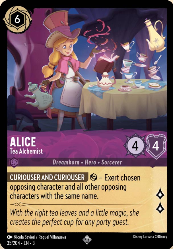 Disney Lorcana TCG: Alice, Tea Alchemist