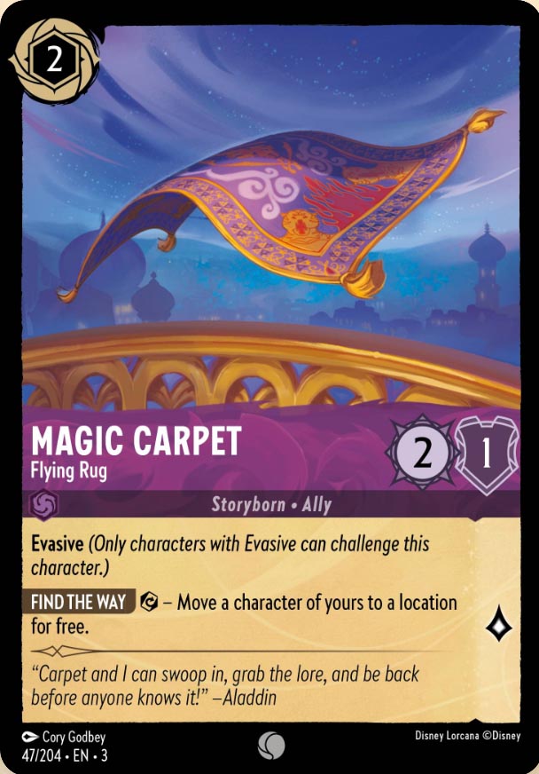 Disney Lorcana TCG: Magic Carpet, Flying Rug