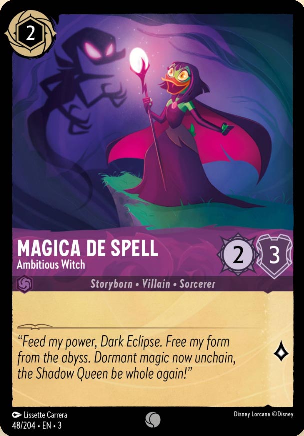 Disney Lorcana TCG: Magica De Spell, Ambitious Witch