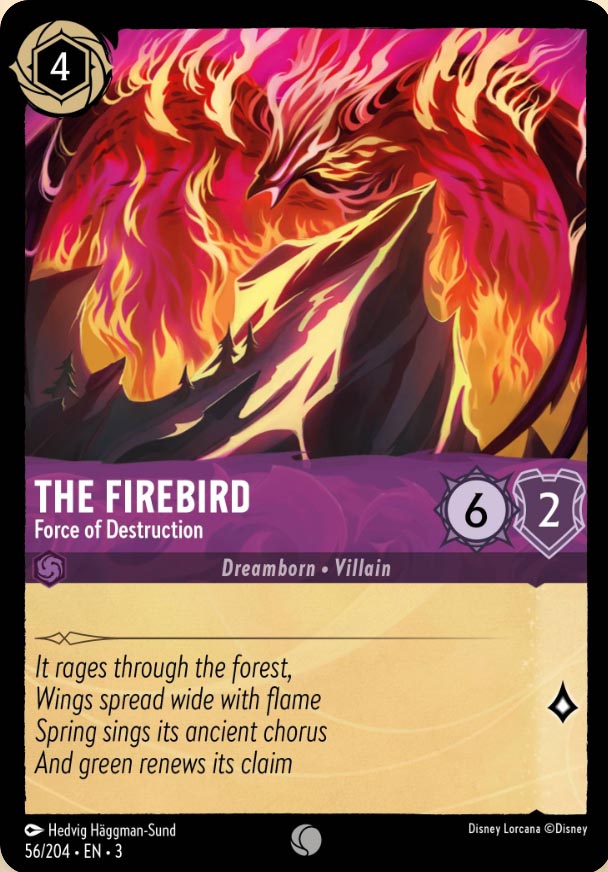Disney Lorcana TCG: The Firebird, Force of Destruction