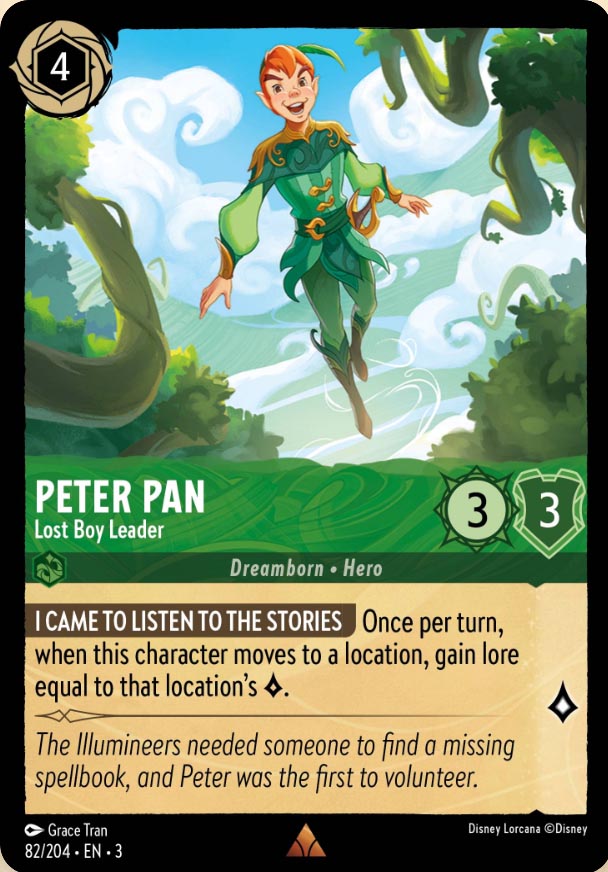 Disney Lorcana TCG: Peter Pan, Lost Boy Leader