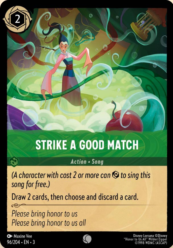 Disney Lorcana TCG: Strike A Good Match