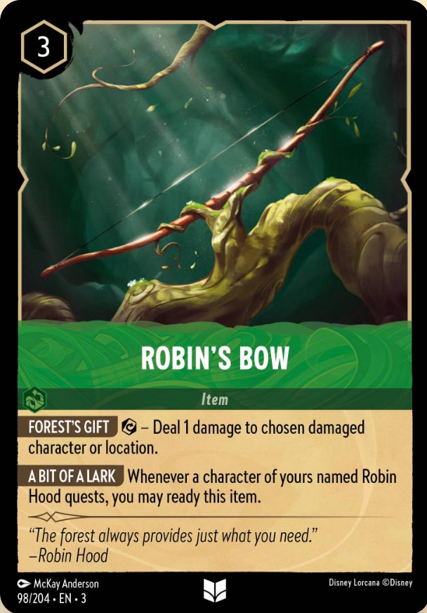 Disney Lorcana TCG: Robin's Bow