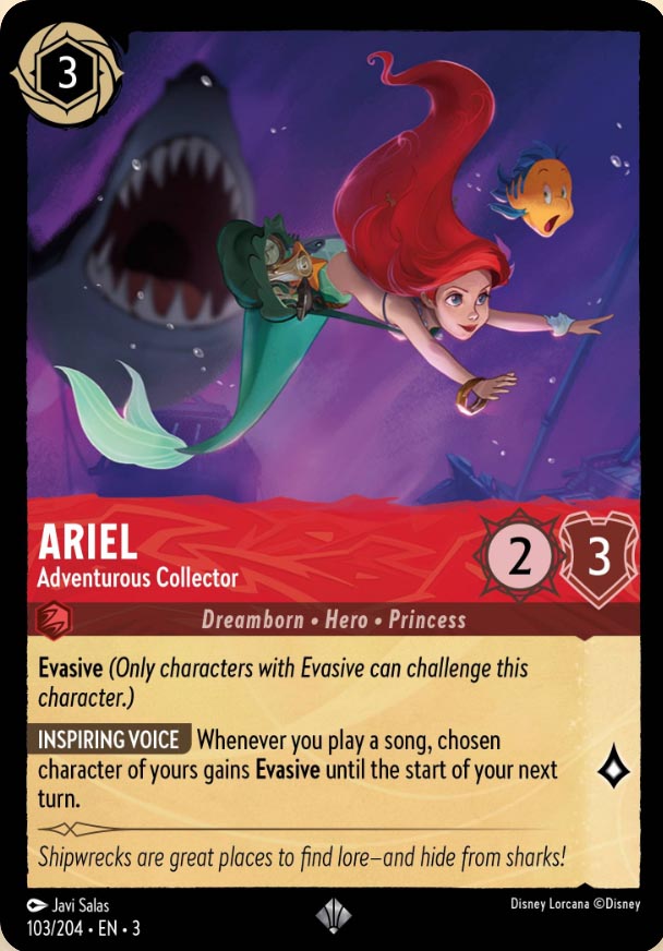 Disney Lorcana TCG: Ariel, Adventurous Collector
