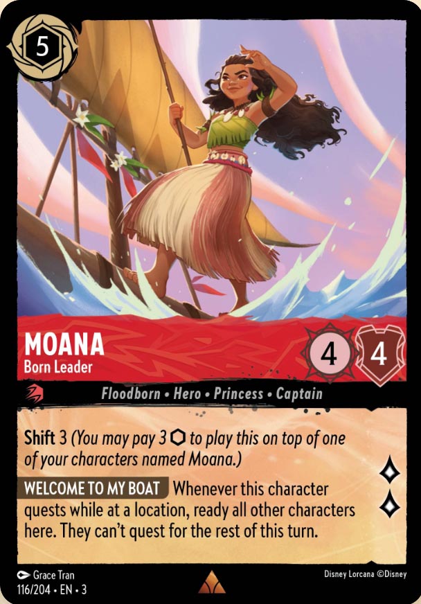 Vaiana (Moana) Lorca TCG Promo Card - Europe Exclusive Movie Promo