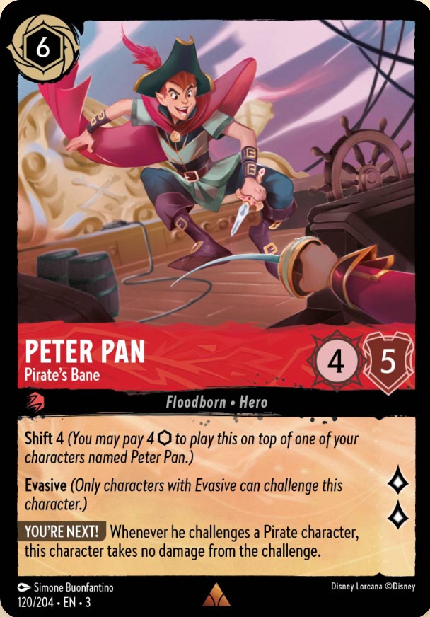 Disney Lorcana TCG: Peter Pan, Pirate's Bane