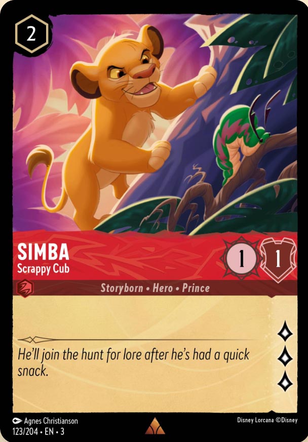 Disney Lorcana TCG: Simba, Scrappy Cub