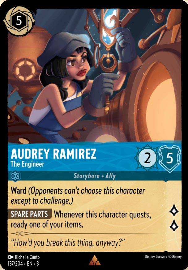 Disney Lorcana TCG: Audrey Ramirez, The Engineer