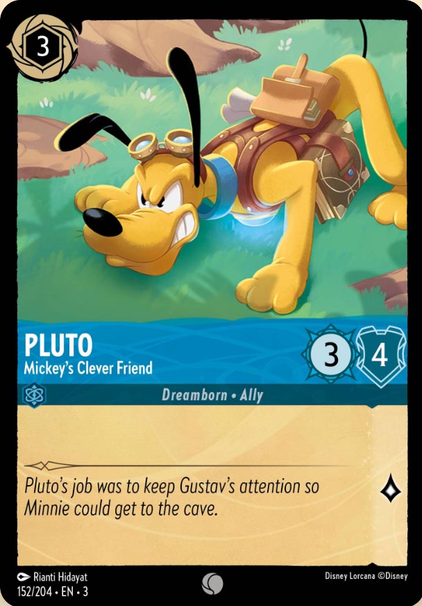 Disney Lorcana TCG: Pluto, Mickey's Clever Friend