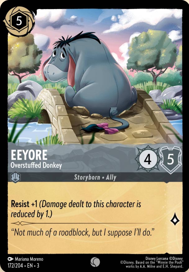 Disney Lorcana TCG: Eeyore, Overstuffed Donkey