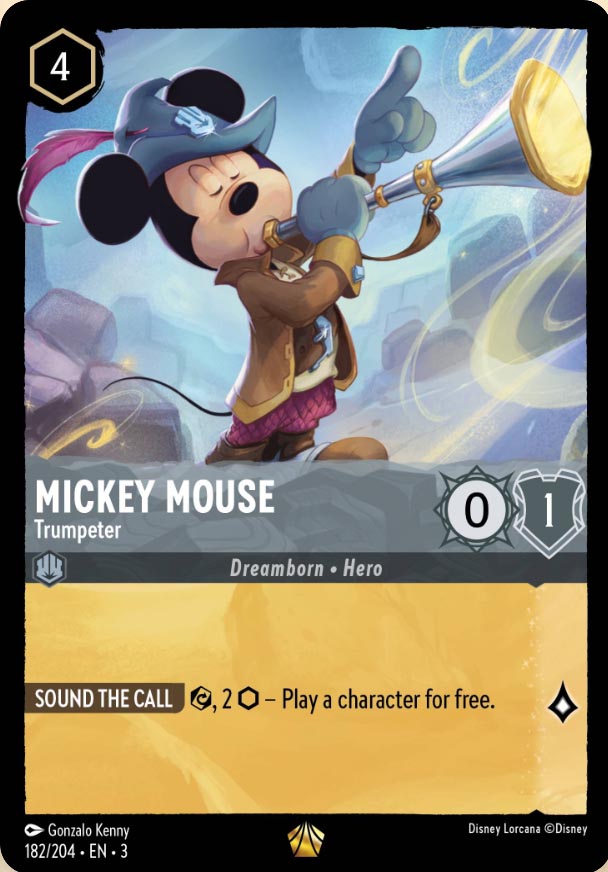 Disney Lorcana TCG: Mickey Mouse, Trumpeter