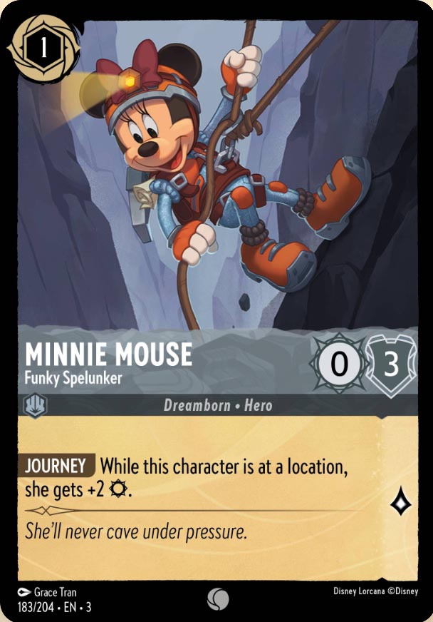 Disney Lorcana TCG: Minnie Mouse, Funky Spelunker