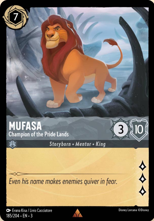 Disney Lorcana TCG: Mufasa, Champion of the Pride Lands