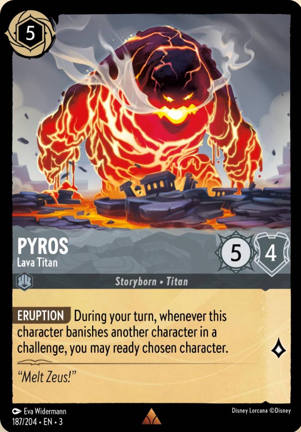 Disney Lorcana TCG: Pyros, Lava Titan